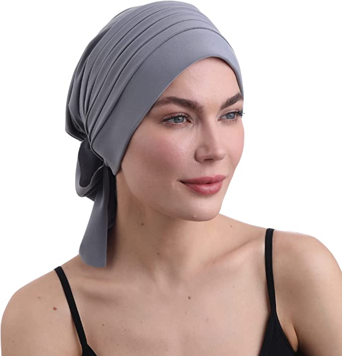 Deresina Graceful Folds Headwear (Grey)