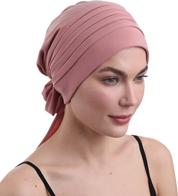 Deresina Graceful Folds Headwear (Powder Pink)