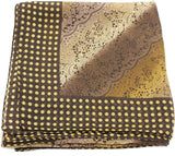 Mustard Brown Lace Pattern