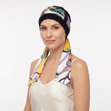 EmpowerWrap Headwear - Bamboo Cap with Attached Scarf
