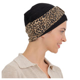 Extra Wide Crossed Headband with Cap - 2 in 1