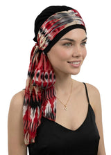 Sunrise Cap with Attached Scarf