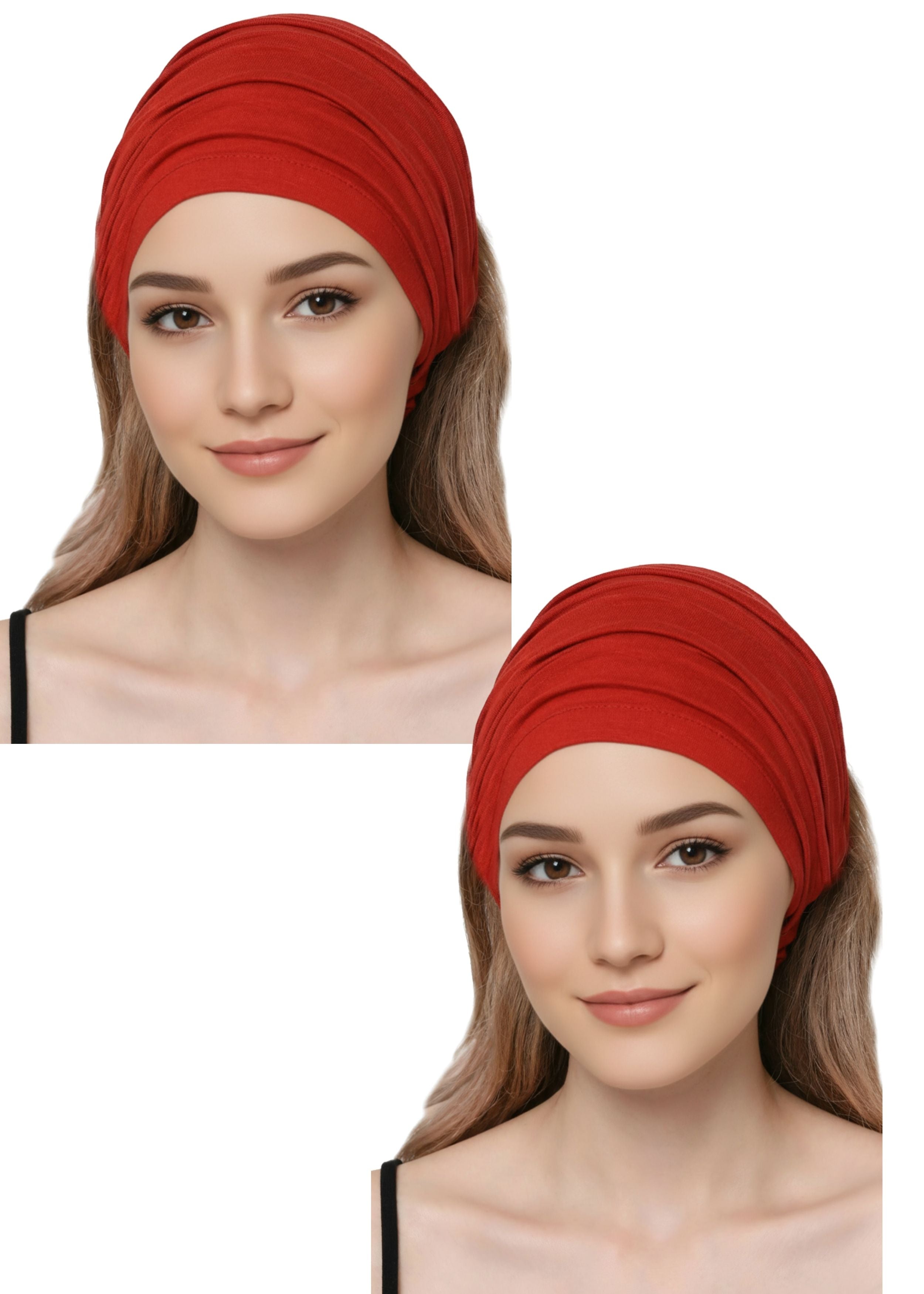 Extra Wide Plain Headband - Set of Two