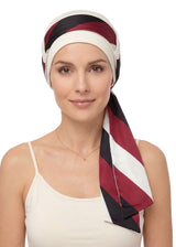 EmpowerWrap Headwear - Bamboo Cap with Attached Scarf