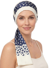 EmpowerWrap Headwear - Bamboo Cap with Attached Scarf