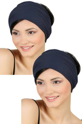 Extra Wide Plain Headband - Set of Two