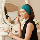 Extra Wide Plain Headband - Set of Two