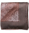 Cocoa Cream Lace Patterned