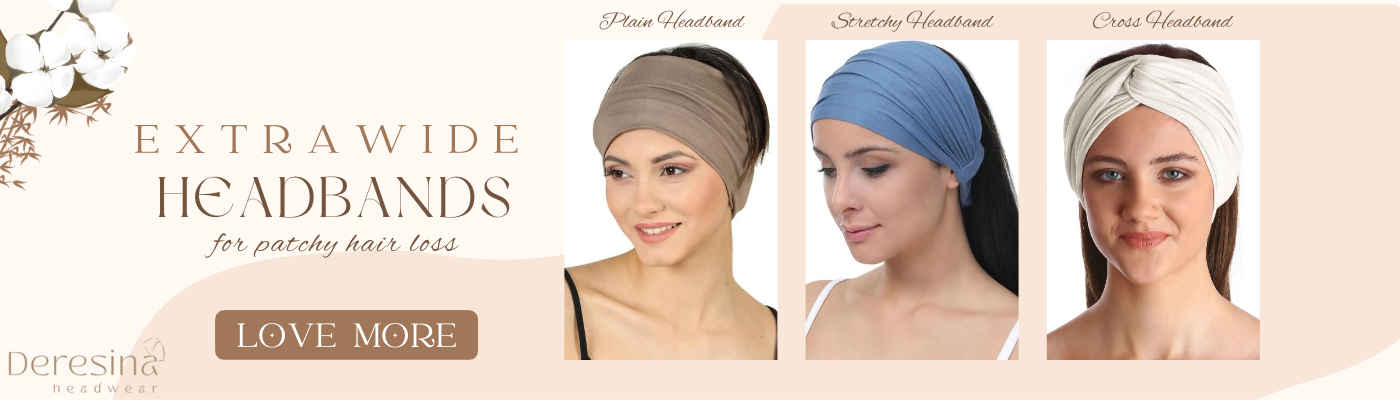 Deresina Reversible Headband for Hair Loss – Deresina Headwear