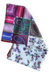 Everyday Square Headscarf- 6008 Cream Fuschia Mozaik