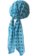 Deresina Easy tie chemo headscarf for girls cyan