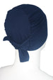 Unisex Tie Back Cotton Cap - Denim
