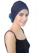 Bamboo Instant Zwei-Wege-Kopfbedeckung - (Denim - Caroline Blue) 