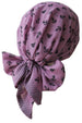 Deresina Easy tie chemo headscarf for girls grape printed
