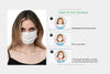 Unisex Washable Reusable Antibacterial Single Layer Adult Face Mask-ONE SIZE