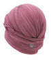 Deresina versatile plisse headwear for hair loss pink