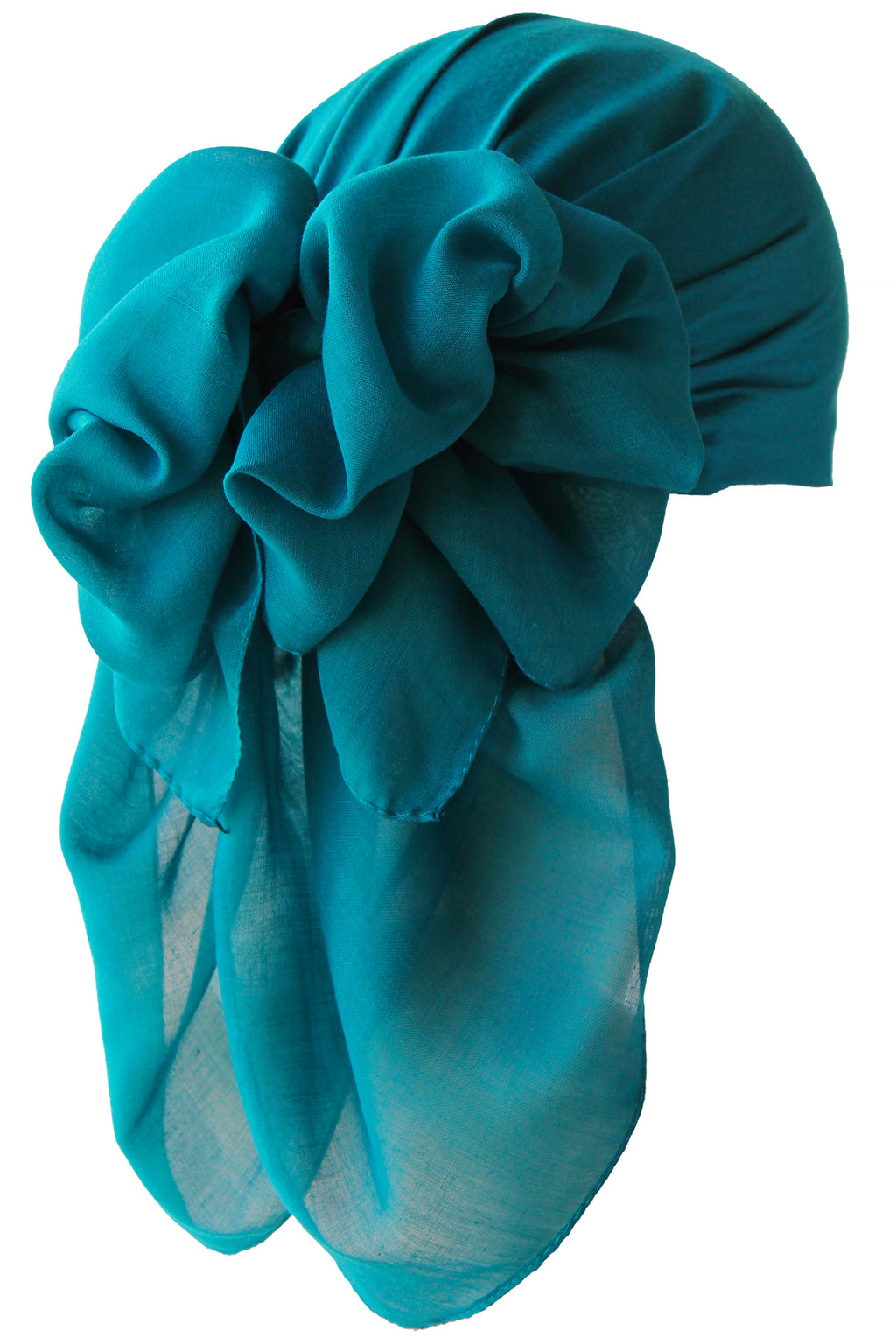 Everyday Square Head Scarf - Plain Teal