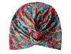 Gedrehte Kopfbedeckung mit Paisley-Print, neues Design (Koralle)