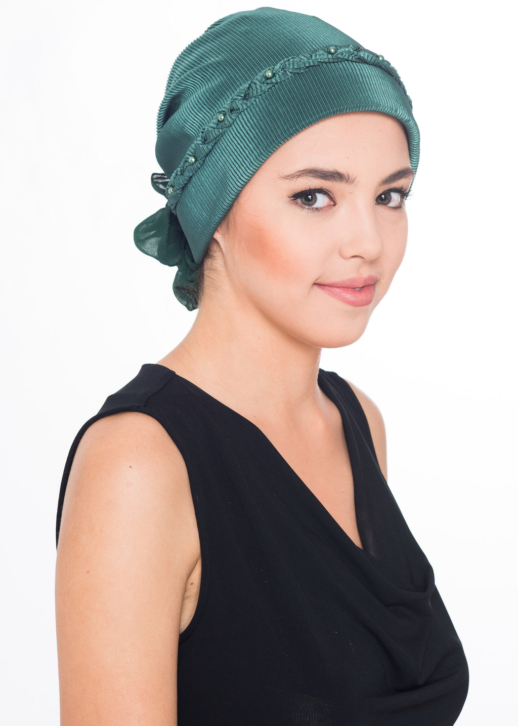 Geflochtene Kopfbedeckung - Grün (Exklusiv)