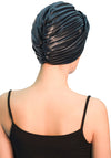Leather Faux Twisted Front Headwear New Design (Deep Navy)