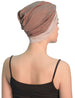 Twisted Front Turban - (Mink - Taupe)