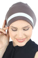 Deresina Padded hat for cancer patients mink cream