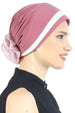 Deresina Padded hat for cancer patients paris pink cream