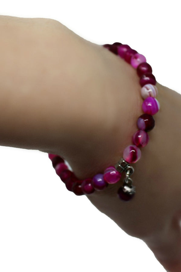 Energy Balance Semi Precious Gemstone Bracelet - Ruby
