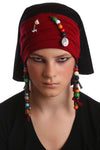 Deresina teen pirate bandana bead embellished
