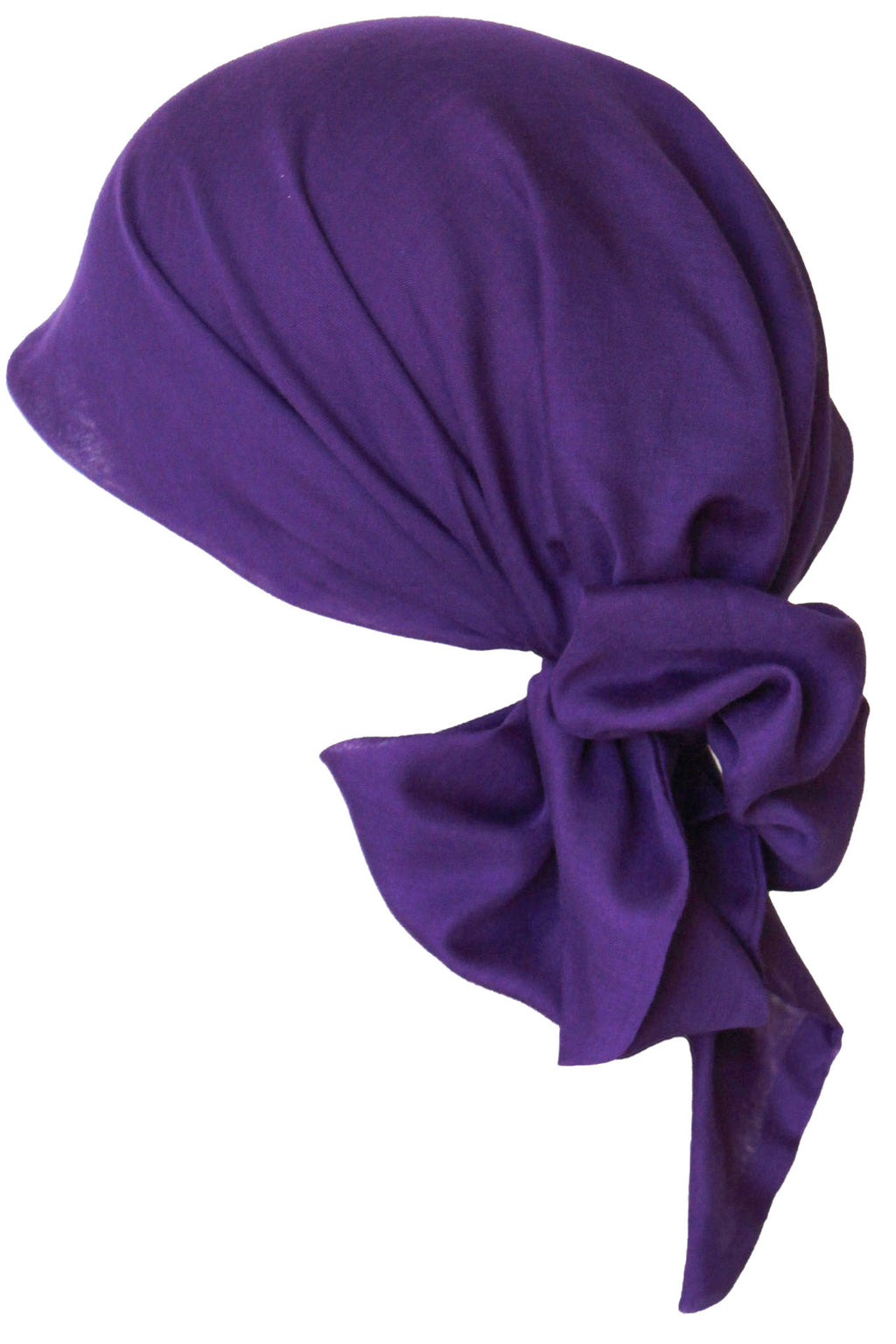 Einfach zu bindendes Kopftuch (Lila)