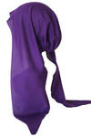Easy Tie Head Scarf  (Purple)
